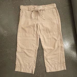 Banana republic silk capris